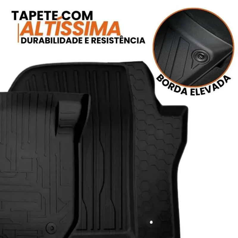 TAPETE BANDEJA TERA 2025 PRETO 5 PEÇAS
